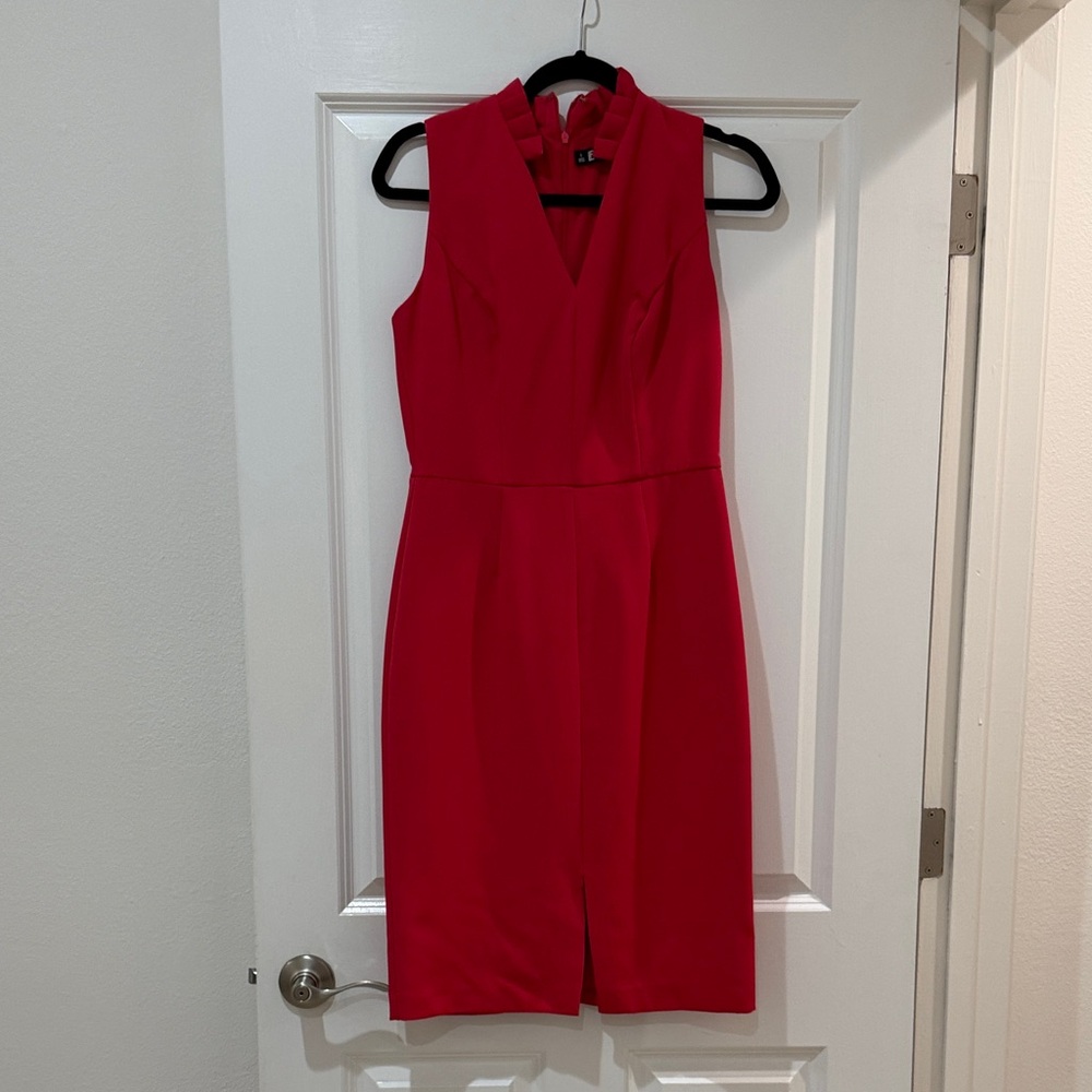 LF Vibrant Red Midi Dress
